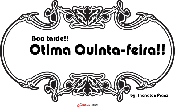 Quinta-Feira - Graphics, Graficos e Glitters Para Orkut